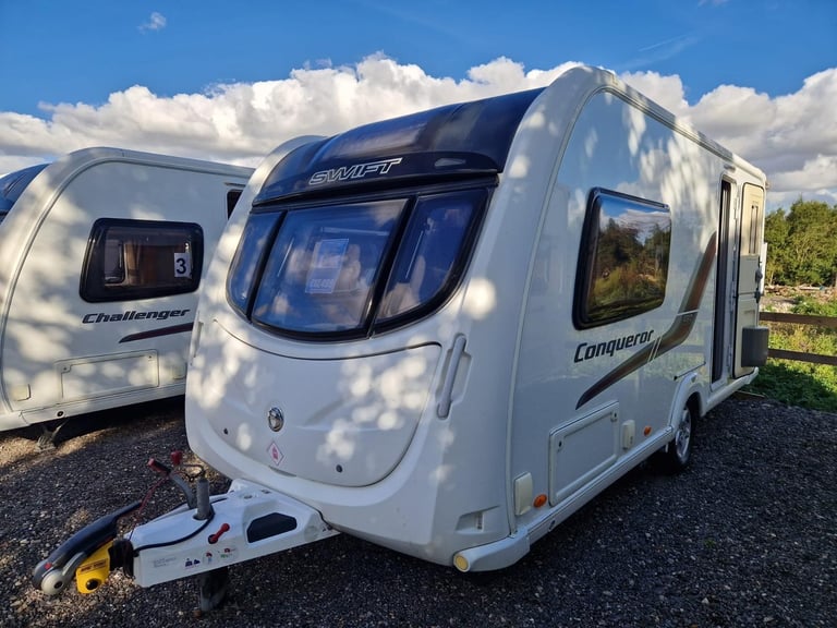 image for 2014 Swift Conqueror 480 Rear Bathroom 2 Berth Motor Movers Large Shower