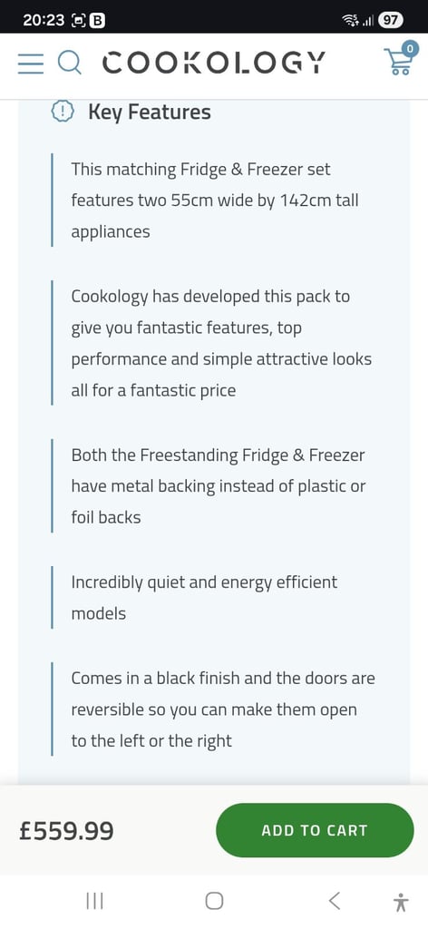 Brand new Fridge and Freezer 