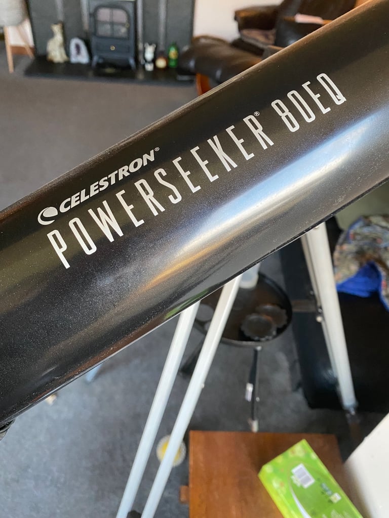 Celestron PowerSeeker 80 EQ Refractor Telescope 80/900mm