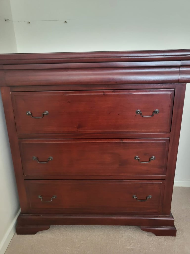 image for French mahogany chest of drawers 