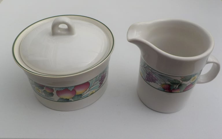image for Fruit Patterned Kitchen Pot With Lid & Jug (Bexley)