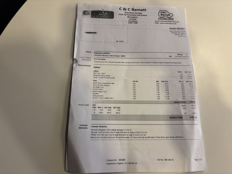 2016 Land Rover Discovery 3.0 SDV6 Graphite 5dr Auto ESTATE DIESEL Automatic