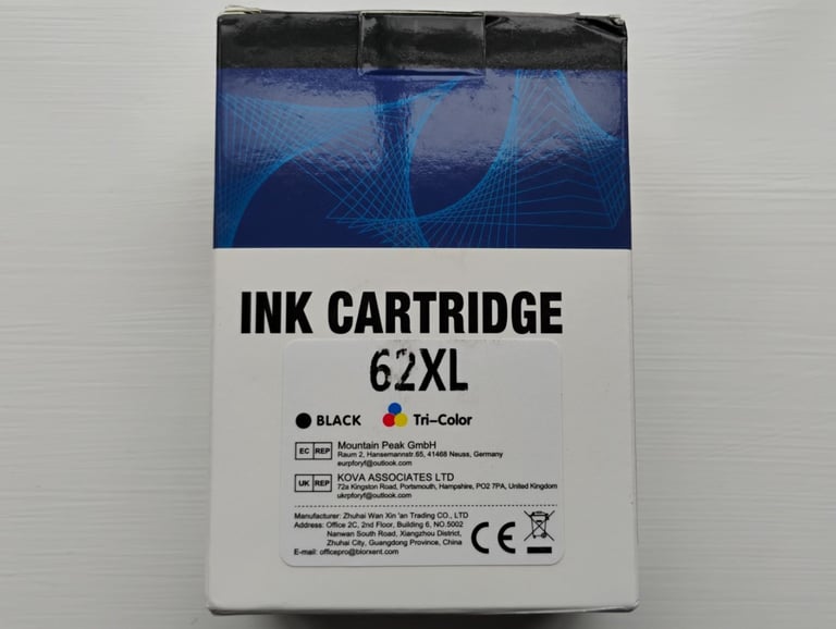 image for Palmtree 62XL Ink Cartridges for HP Envy and OfficeJet  (New/Sealed)
