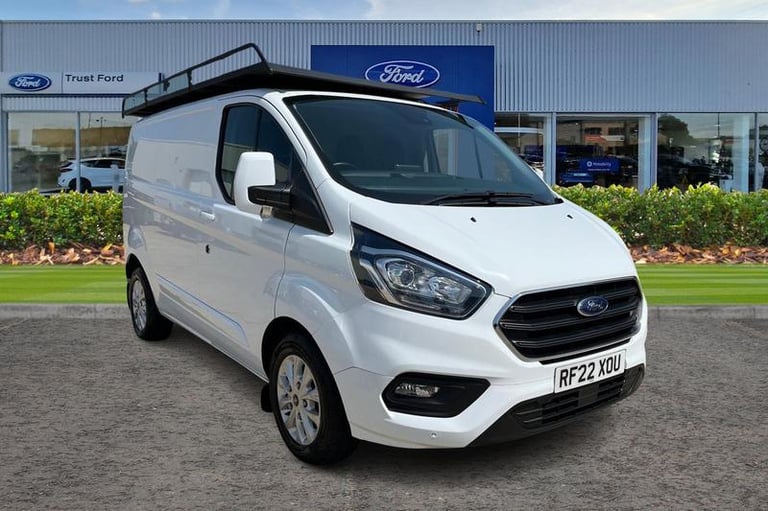 2022 Ford Transit Custom 300 Limited AUTO L1 SWB FWD 2.0 EcoBlue 130ps Low Roof, ROOF RACK &amp; ...
