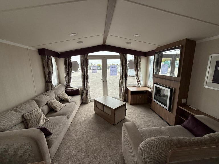 3 Bed Swift Static Caravan - DG, CH, Patio Doors - Offsite Sale for Private Land