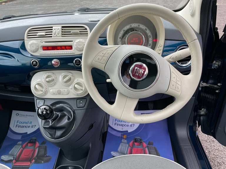 2012 Fiat 500 1.2 Lounge Hatchback 3dr Petrol Manual Euro 4 (69 bhp) Petrol