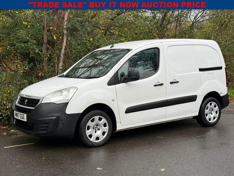 2017 17 PEUGEOT PARTNER 1.6 BLUEHDI 854 PROFESSIONAL L1 SWB PANEL VAN DIESEL