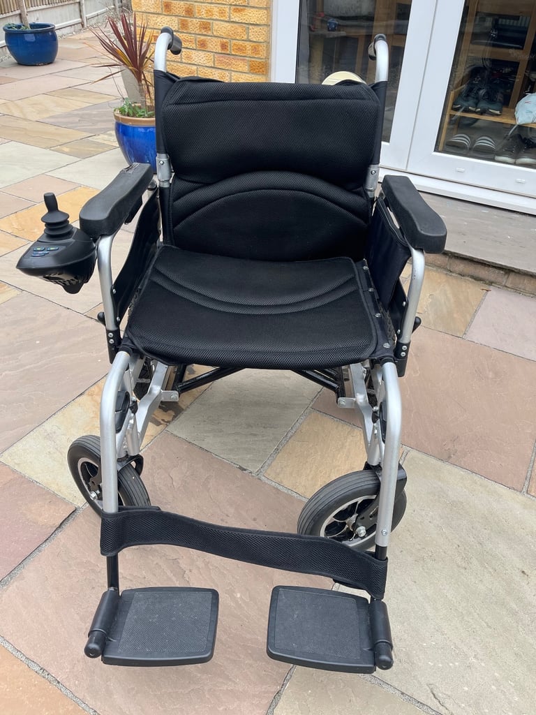 image for Heavy duty folding electric wheelchair 