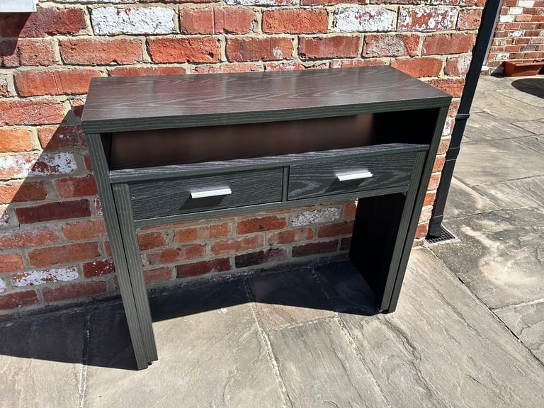 Black Office Desk - Good Condition 