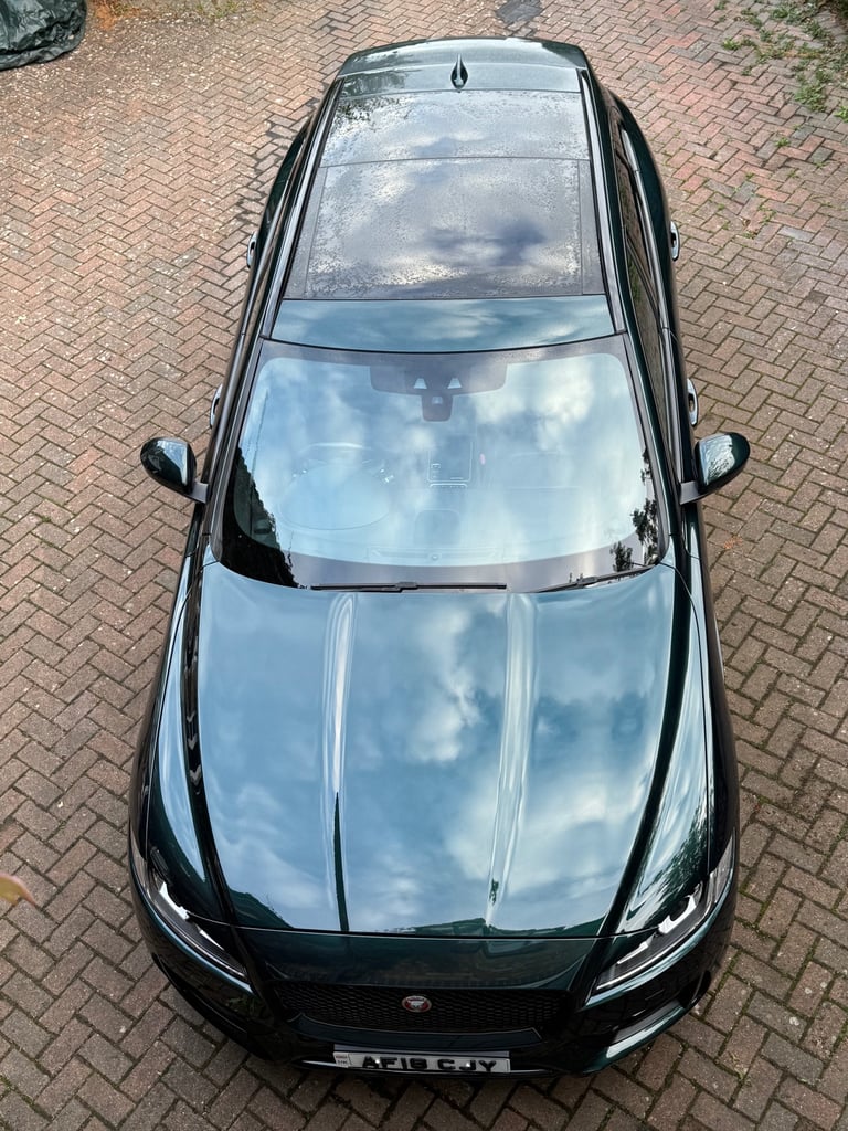 A rare British Racing Green 2018 Jaguar F-Pace D240 R-Sport with 12 months' MOT