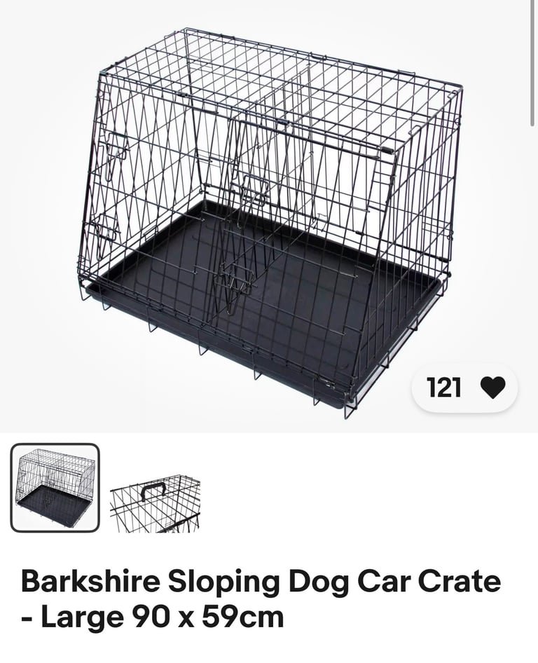 Dog crate for CARS/SUV’s -sloping side 