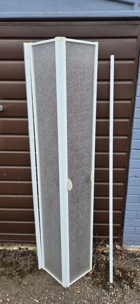 Shower door with frame or without for camper caravan motorhome boat.