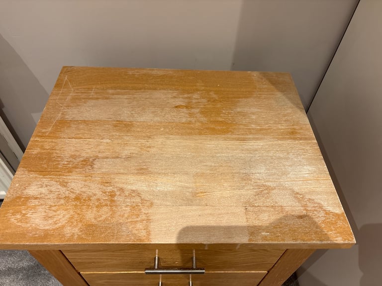 Next Oak Bedside Table