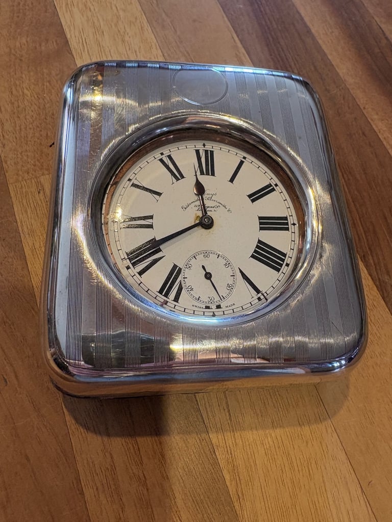image for Goldsmith & Silversmith London /Goliath Watch/ Hallmarked /Silver Case/ Running