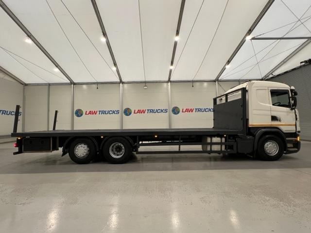 Scania G280 6x2 10 Tyre Rear Lift Sleeper Cab Flatbed Manual