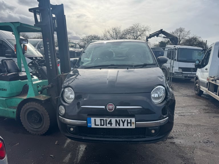 Fiat 500 1.2 2014 black BREAKING FOR PARTS 