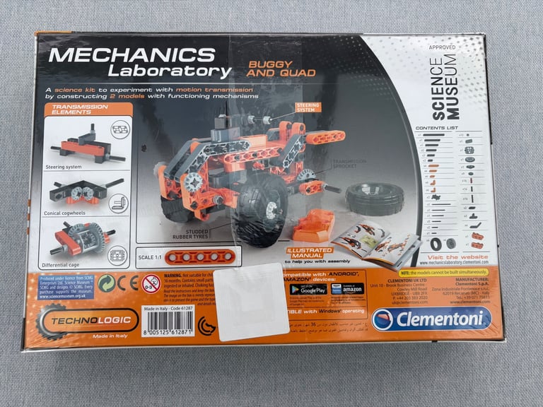 Build your own volcano and buggy and quad.