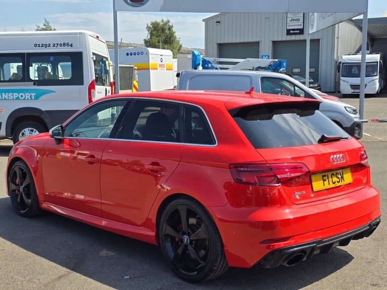 2018 Audi RS3 2.5 TFSI Sportback 5dr Petrol S Tronic quattro Euro 6 (s/s) (400 ps) Hatchback Petr...