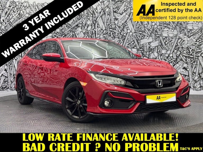 2021 Honda Civic 1.5 VTEC Turbo Sport Hatchback 5dr Petrol Manual Euro 6 (s/s) (182 ps) Hatchback...