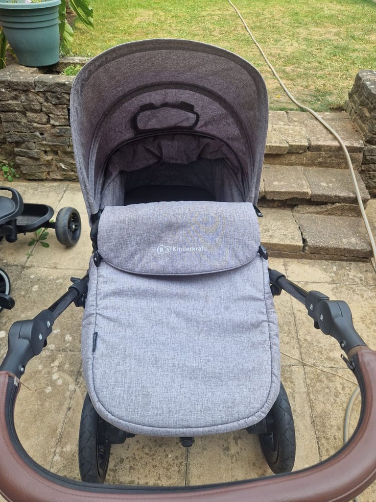 image for Kinderkraft 3 in 1 Travel pram set.