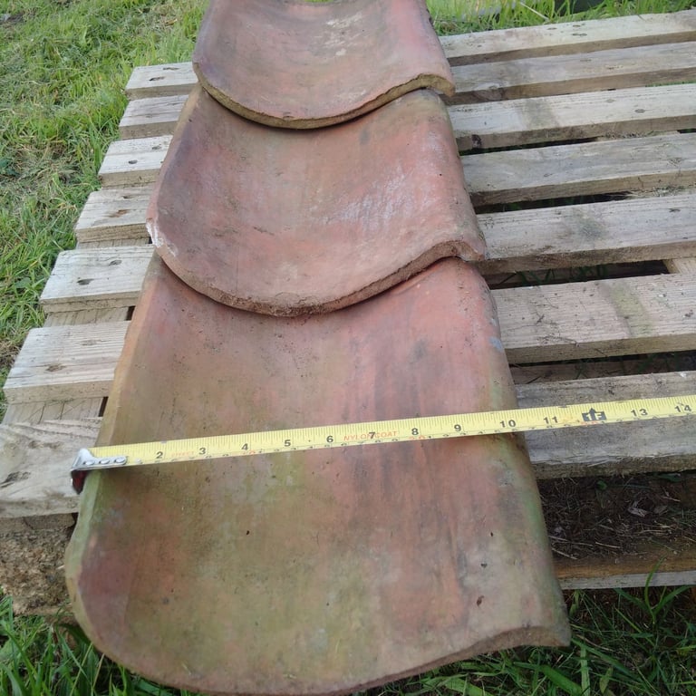 1100+ Reclaimed, handmade antique red clay 'Dutch' Pantiles