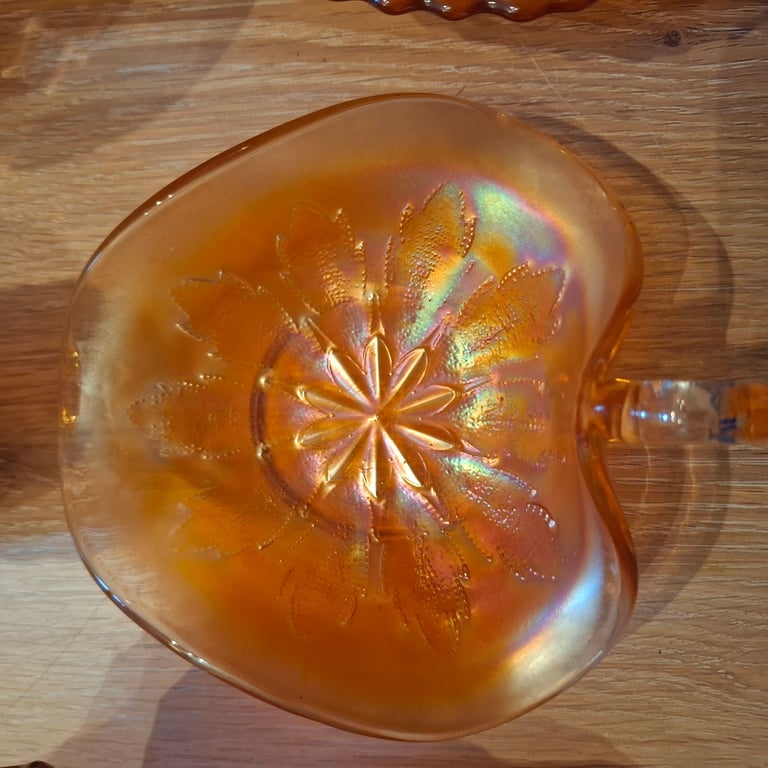 Carnival glass collection