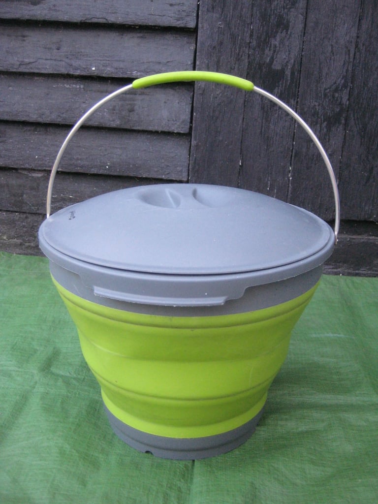 image for Outwell Lime Green 12 Litre Collapsible Water Carrier with Lid for £5.00