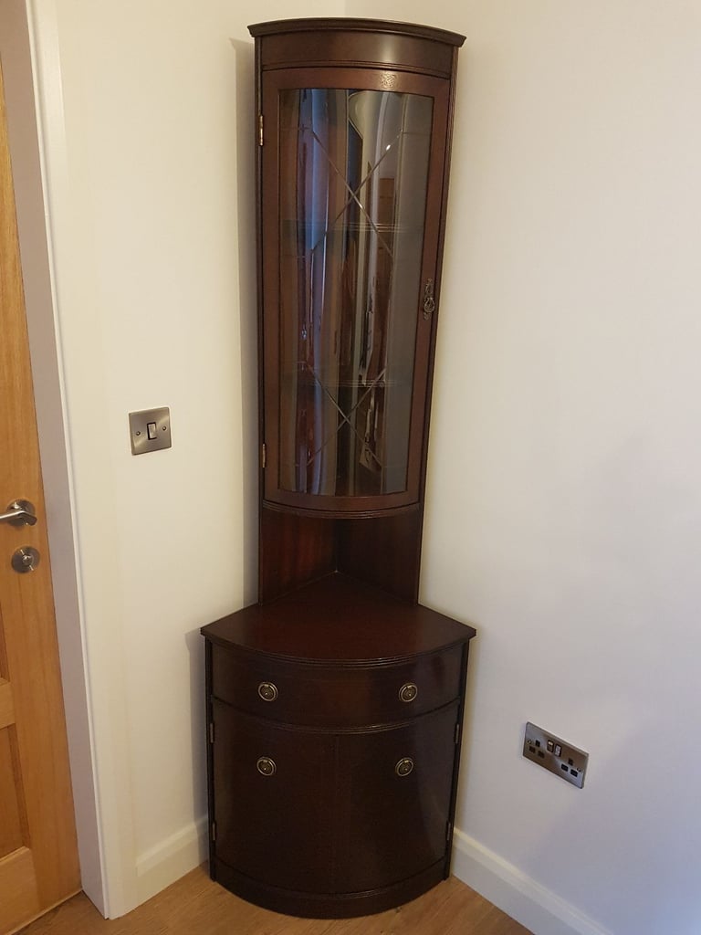 image for CORNER CABINET MAHOGANY