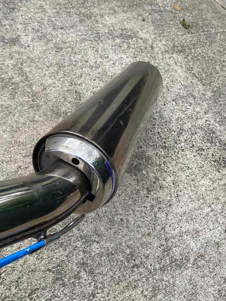 Kawasaki zx12 titanium exhaust full system
