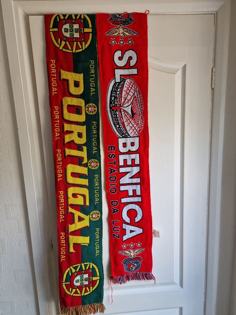 BENFICA AND PORTUGAL SCARFS 