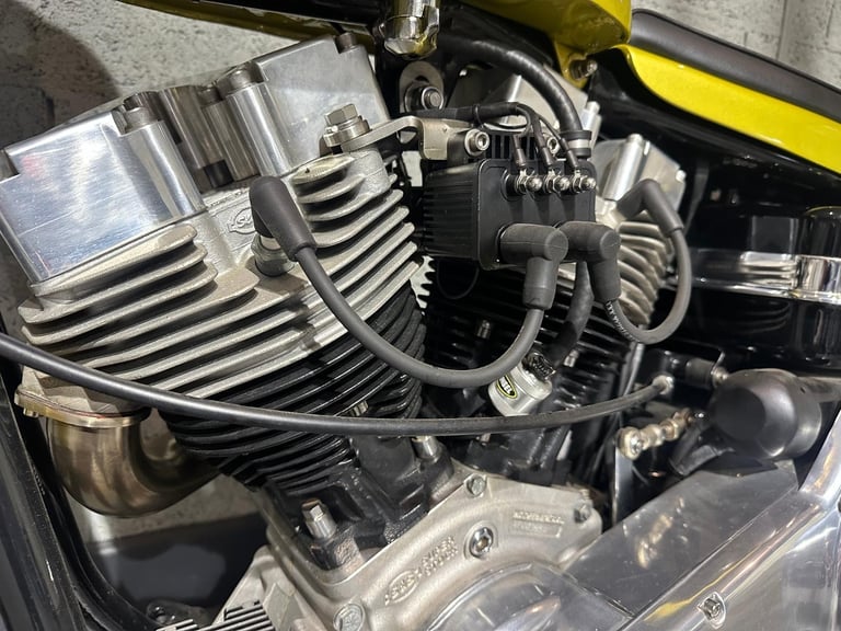 Harley-Davidson. Magazine featured Flattracker. 93 cubic inch S&S Engine