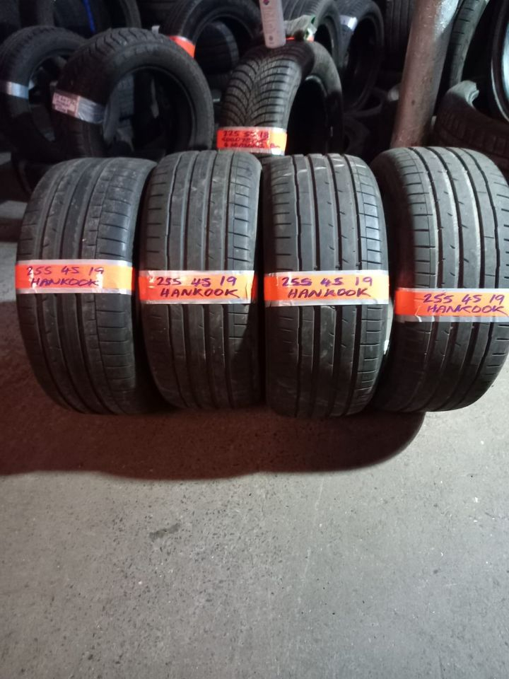 255 45 19 Hankook only Matching set £200 fitted and balance open 7 days a week