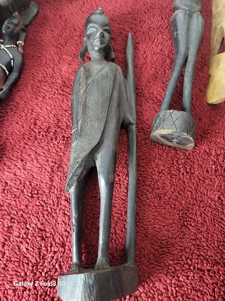 Antique African hand madeStatue collection lot SALE