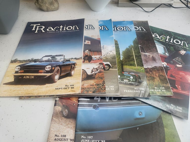 TR Action - Triumph car magazines from the 1990s