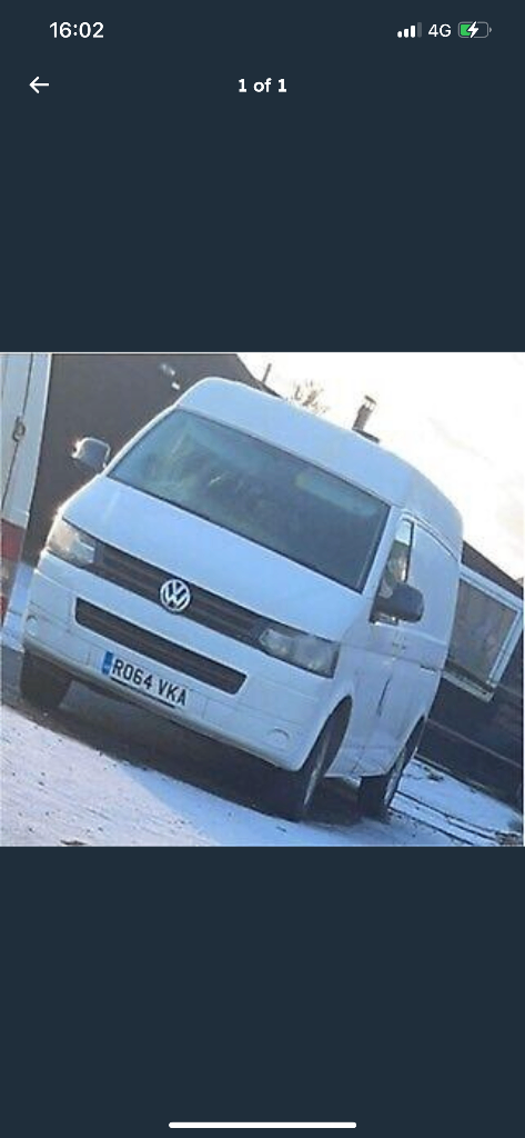 image for 2014 vw transporter T30 