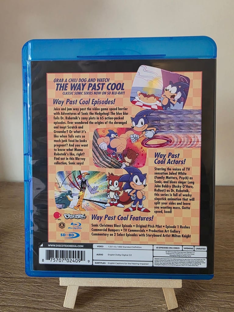Sonic x and sonic the hedgehog complete bluray sets (discotek)