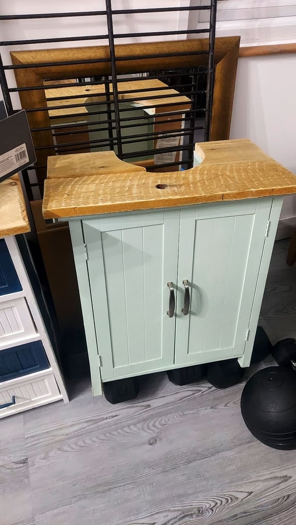 Bathroom storage and undersink cupboard