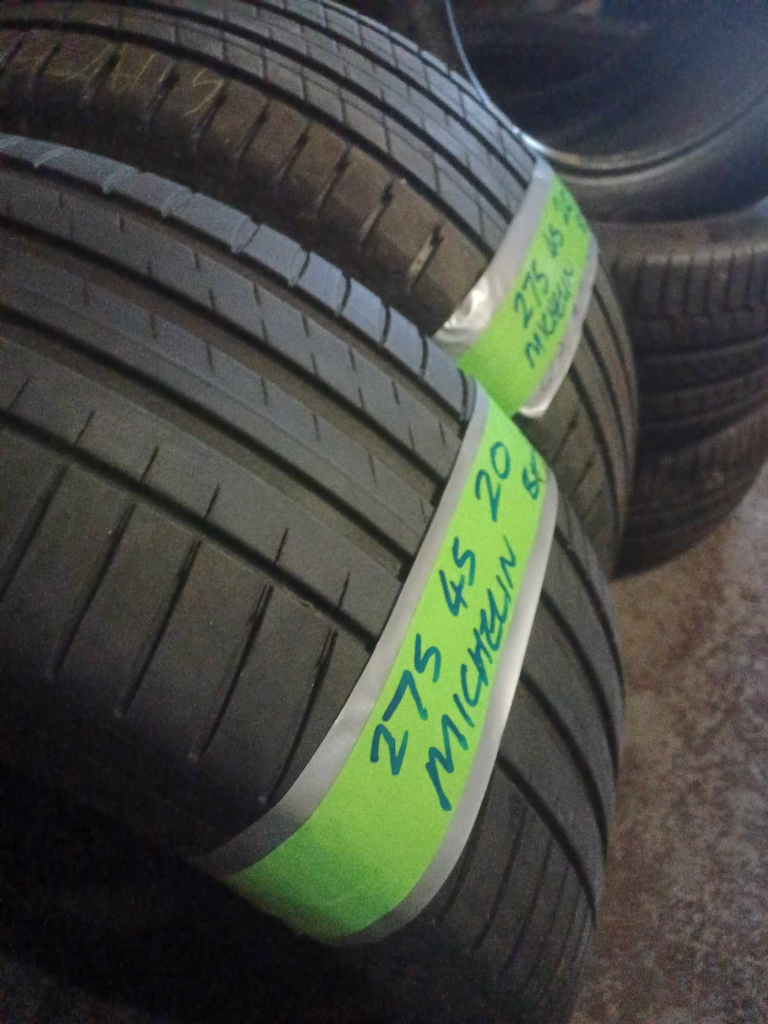 275 45 20 Michelin Matching pair Only 140 fitted and balanced open 7 days