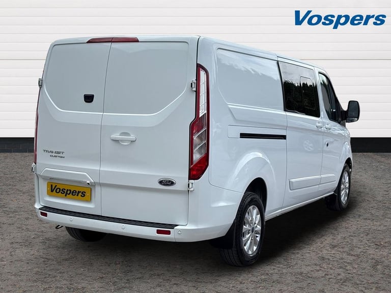 2022 Ford Transit Custom 2.0 EcoBlue 170ps Low Roof D/Cab Limited Van Auto Crew Bus Diesel Automatic