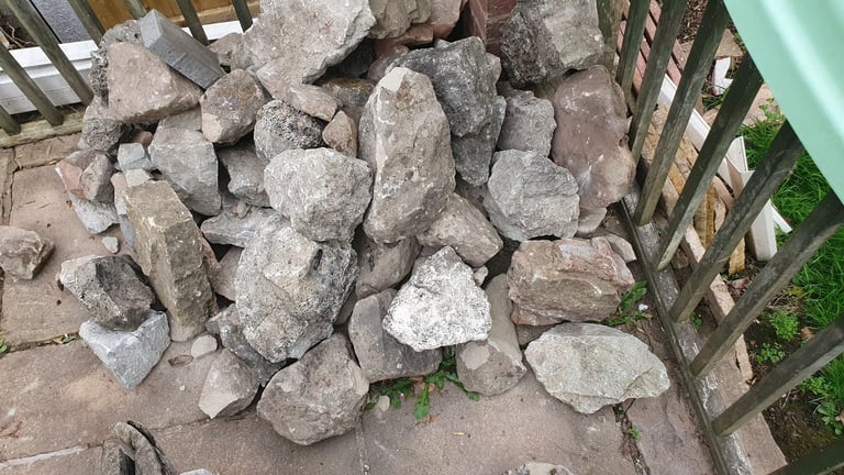 Rocks rockery landscaping or ponds