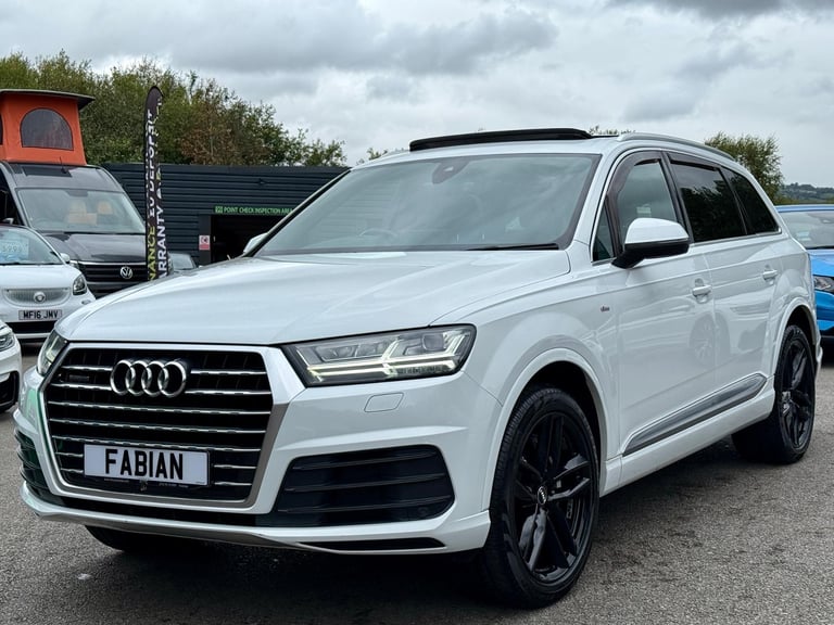 2016 Audi Q7 3.0 TDI V6 S Line Quattro **Pan Roof - Bose - Reverse Cam**