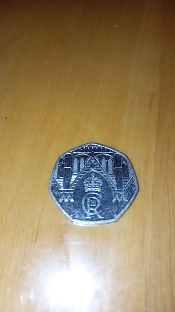 image for Rare 50p Uncrowned King Charles Coin 2023