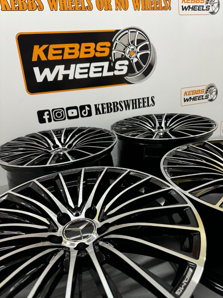 20" 2024 MERCEDES TURBINE TWIST ALLOY WHEELS C CLASS E CLASS S CLASS 