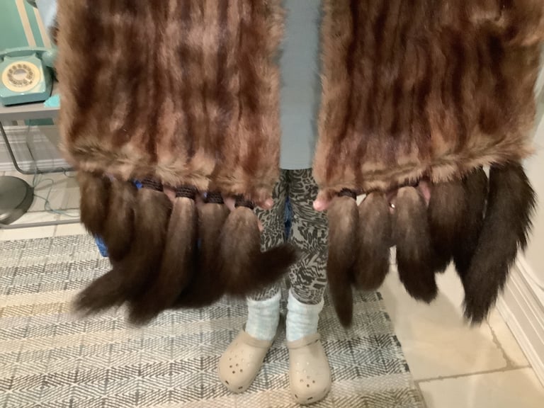Vintage Mink brown stole ……..open to offers