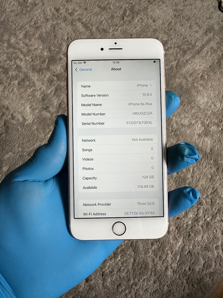 image for 📱 Apple iPhone 6s Plus – 128GB | Unlocked | Rose Gold 93% Battery health 
