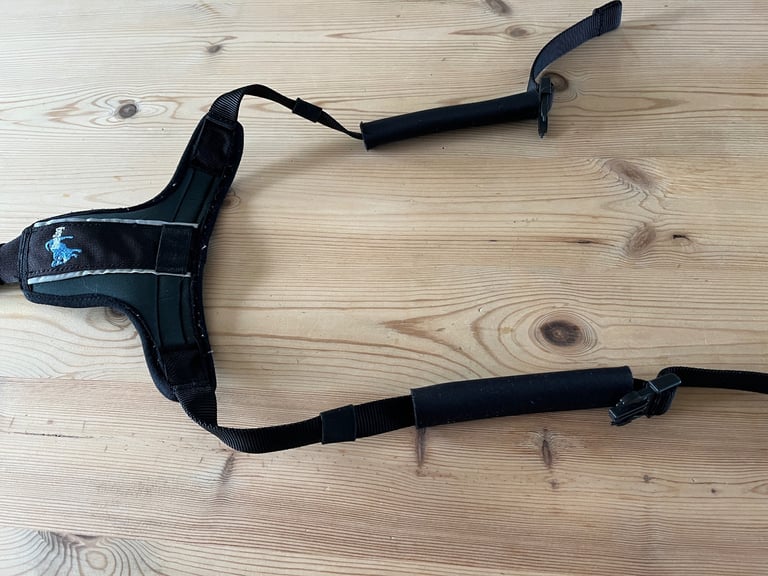 Dog harness (Help em up - blue dog U-band style)