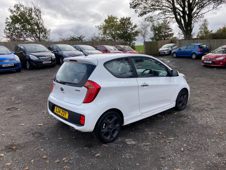2014 Kia Picanto 1.25 White EcoDynamics 3dr HATCHBACK Petrol Manual