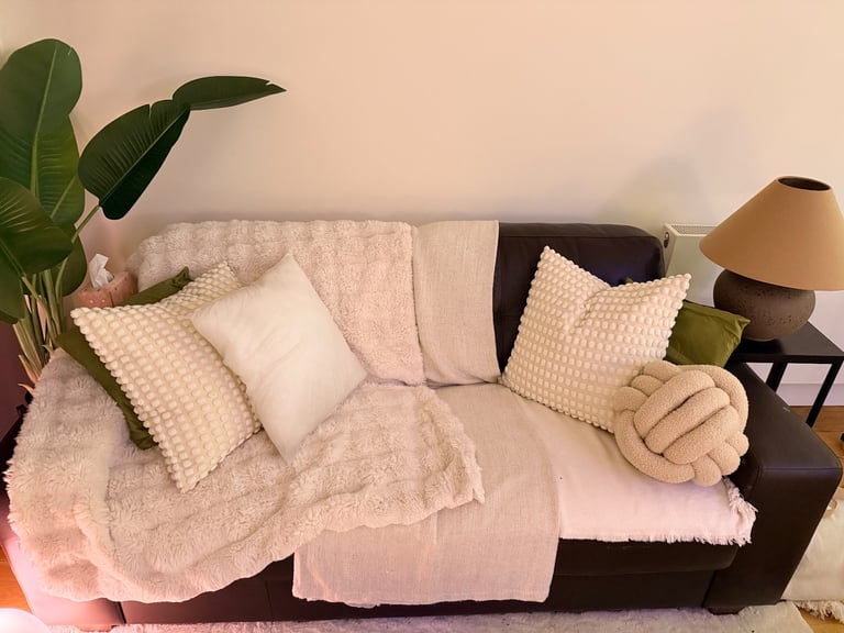 Free used faux letter sofa 