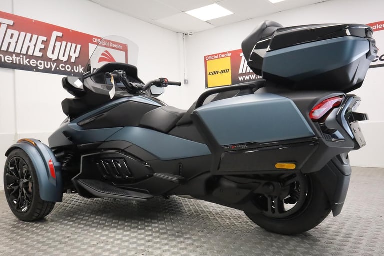 2025 Can-Am Spyder RT Limited Trike Mineral Blue Satin - IN STOCK NOW 