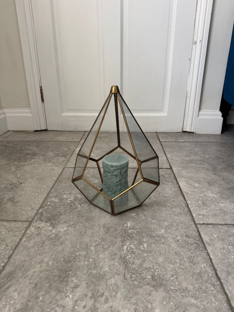 Large candle lantern (with candle), never used